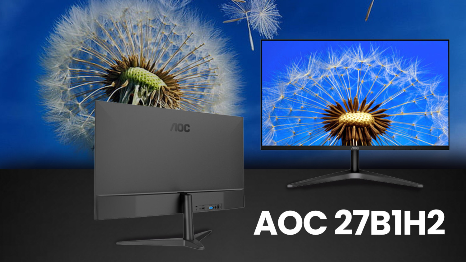 AOC 27B1H2: Salah Satu Monitor 27 Inch Paling Murah! Cuman 1 Jutaan Aja!
