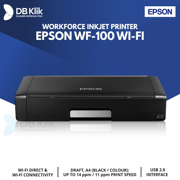 Printer WorkForce EPSON WF 100 Wi-Fi Inkjet - Printer EPSON WF100