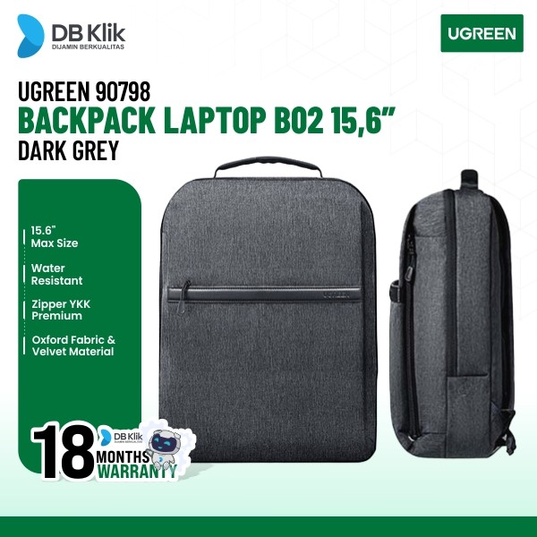 Backpack Laptop UGreen B02 15,6 Inch - Dark Grey (90798)