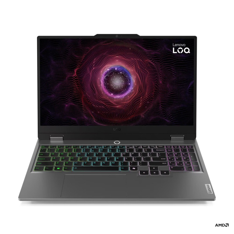 Notebook Lenovo LOQ 15ARP9-J5ID AMD R7-7435HS 12GB DDR5/512GB VGA RTX 4050 6GB Windows 11 Home + Office Home Student 2024 15,6" FHD IPS - Luna Grey