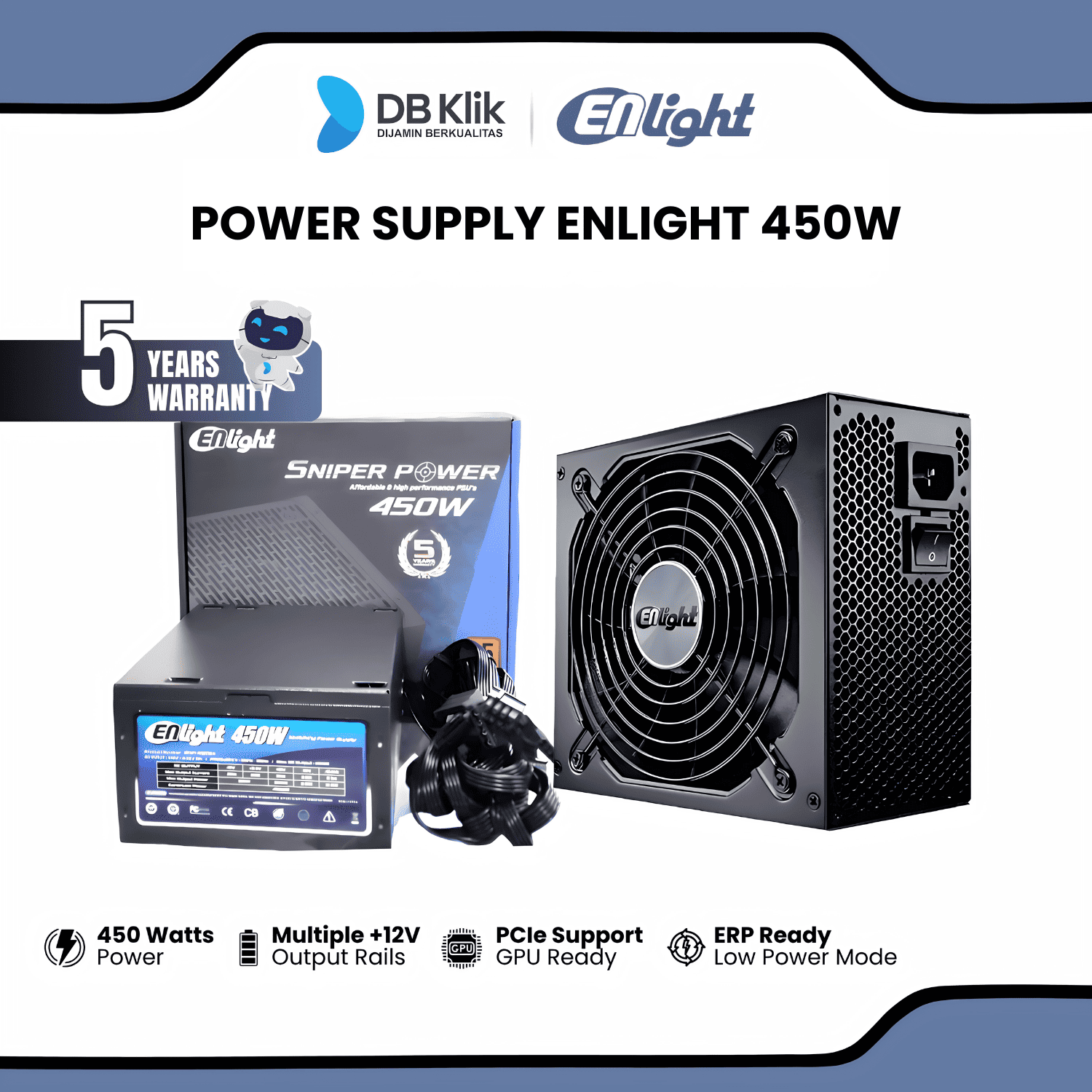 Power Supply Enlight 450W