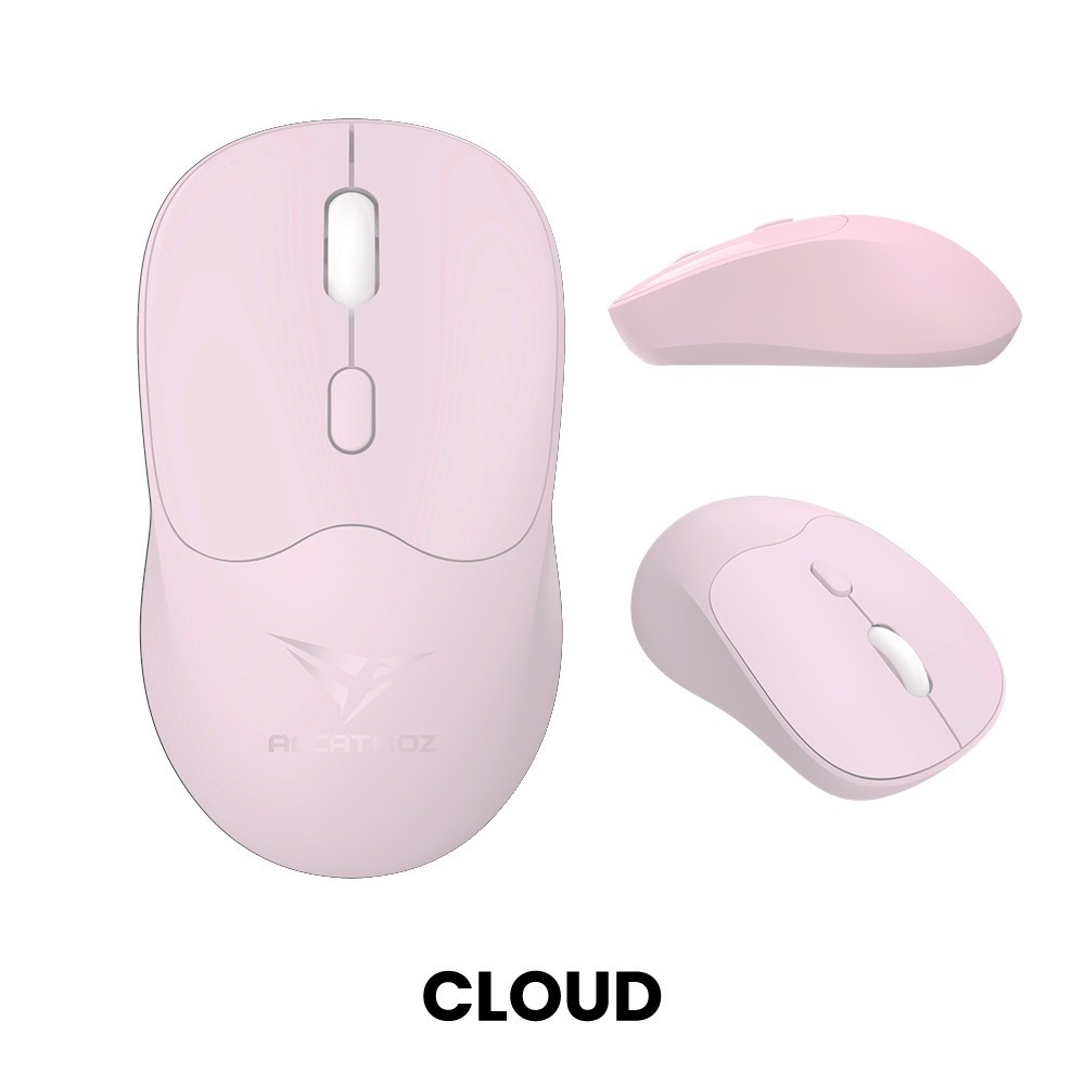 Mouse Alcatroz Airmouse DUO 6R Silent 1600 DPI Wireless Bluetooth