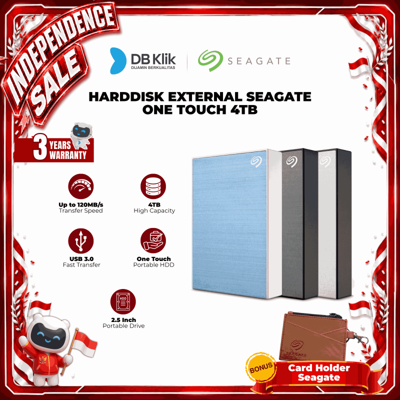 Hardisk External Seagate One Touch 4TB USB 3.0