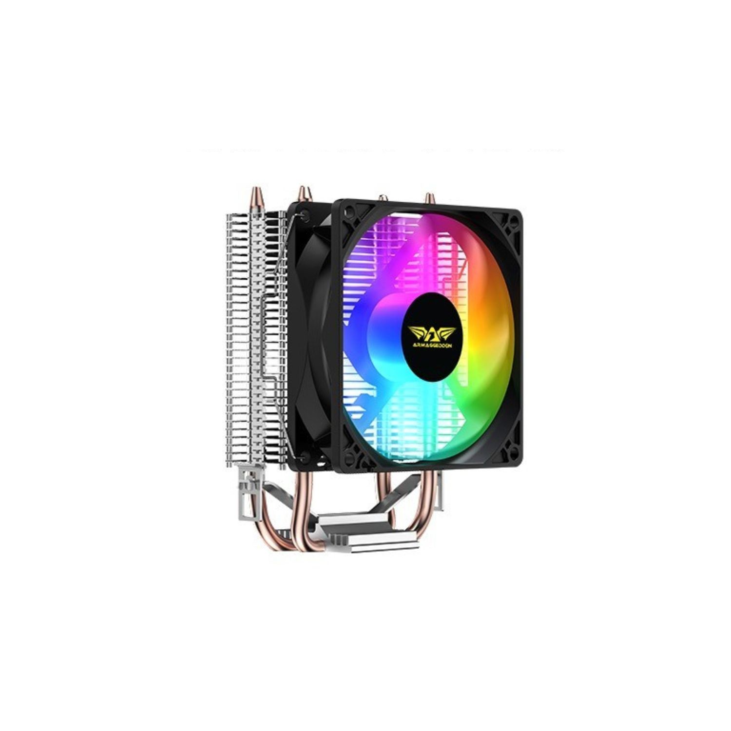 CPU Cooler Armaggeddon Blizzard 1 Bulk RGB 90mm Fan 2 Heat Pipes