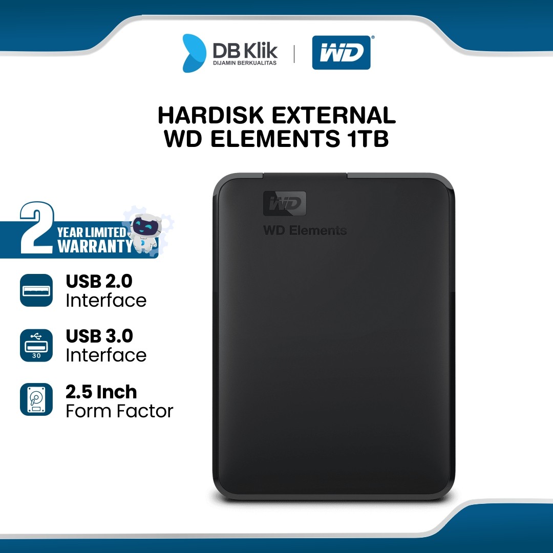 Hardisk External WD Elements 1TB
