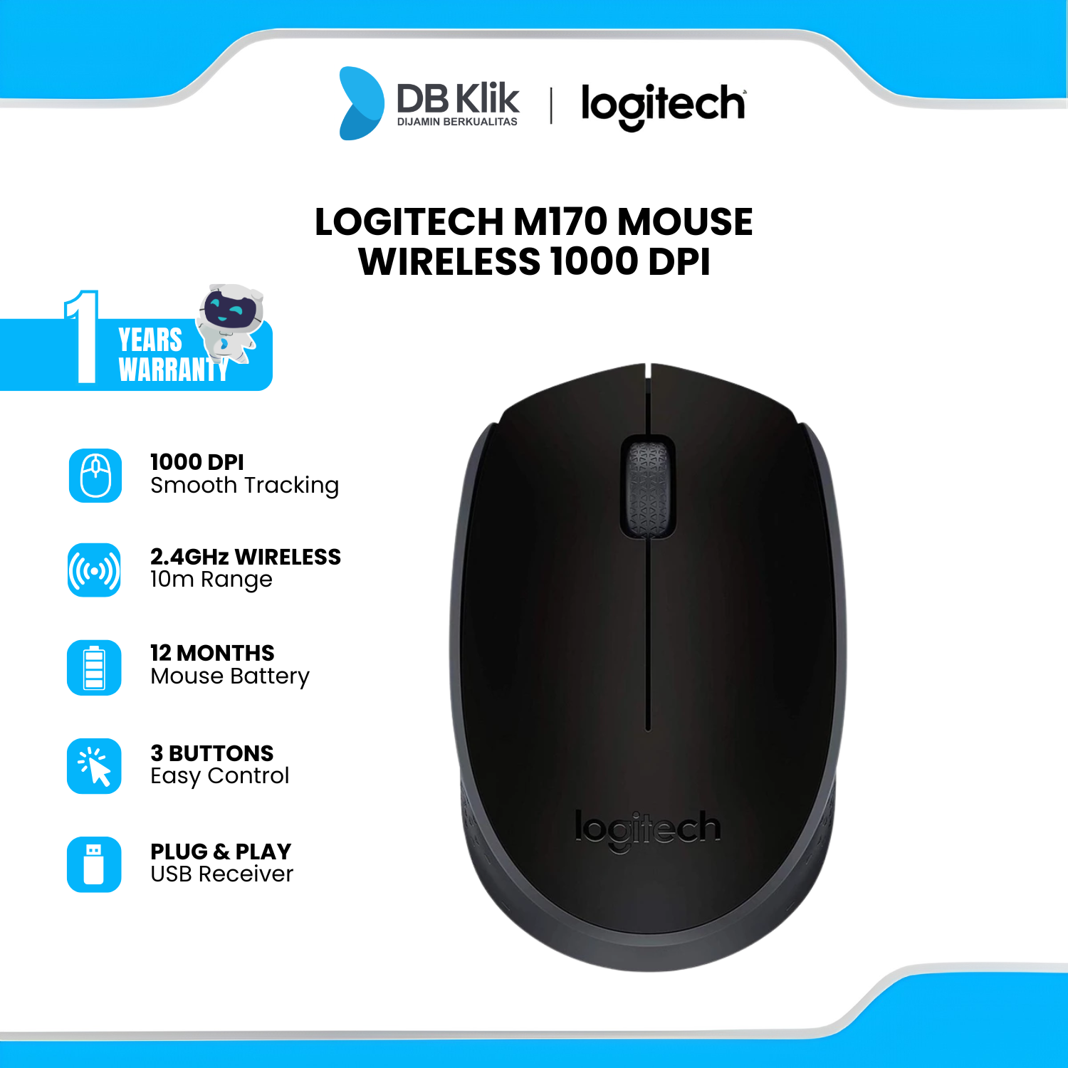 Mouse Logitech M170