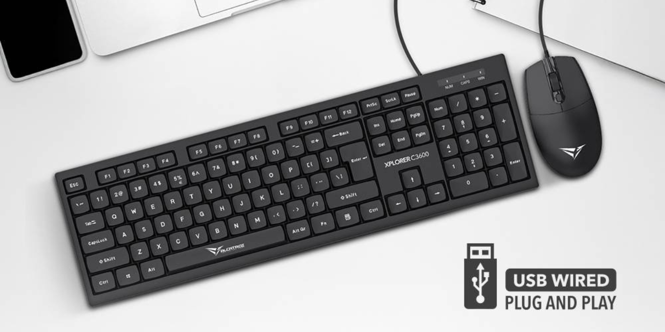 Alcatroz Xplorer C3600, Keyboard Mouse 100 Ribuan dengan Fitur Unggulan, Cek Spesifikasinya