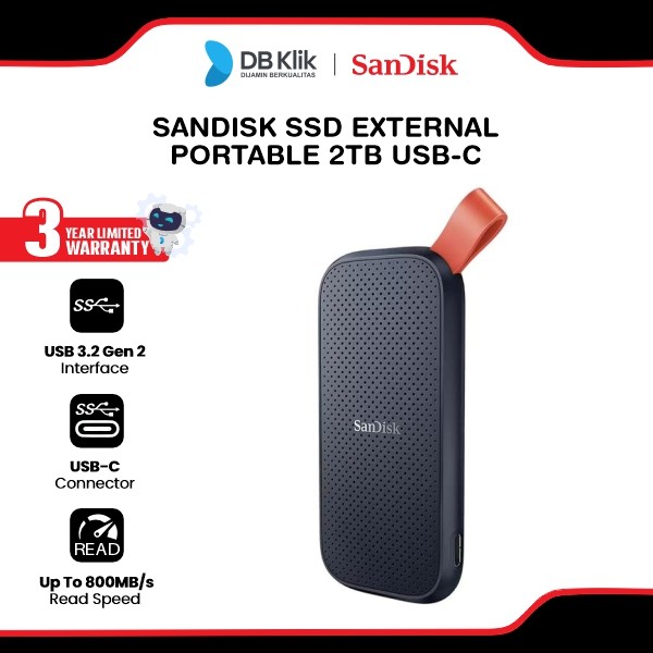 SanDisk Portable SSD External 2TB USB-C