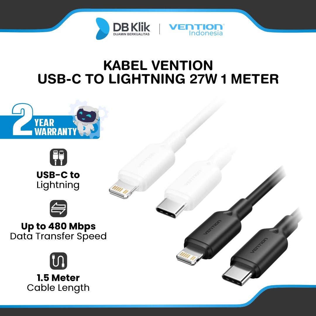 Kabel Vention USB-C to Lightning 27W