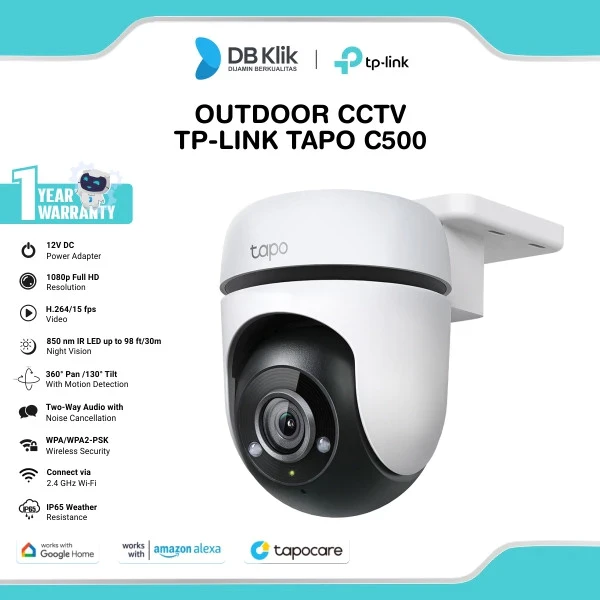 Home Security CCTV TP-Link TAPO C500 Wi-Fi LAN Pan Tilt 3MP Outdoor
