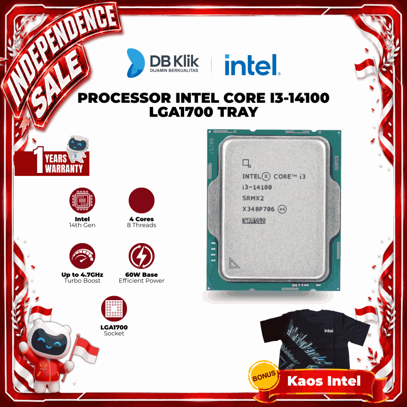Processor INTEL Core I3-14100 LGA1700 Tray