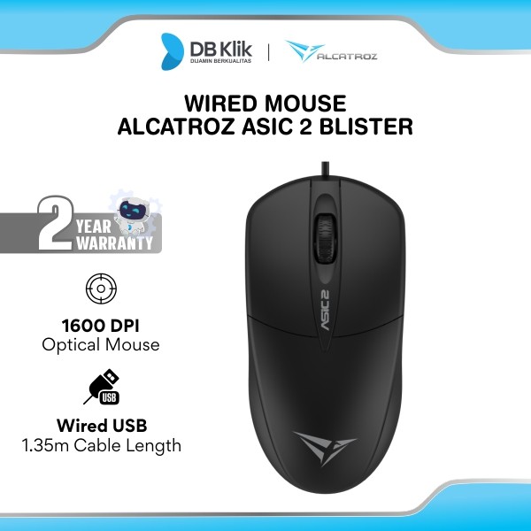 Mouse Alcatroz ASIC 2 (Blister) 1600 DPI Wired