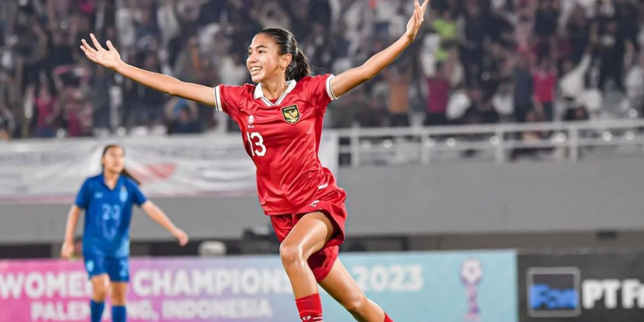 Biodata Claudia Scheunemann, Striker Timnas Putri yang Nangis usai Indonesia Bantai Singapura 5-1