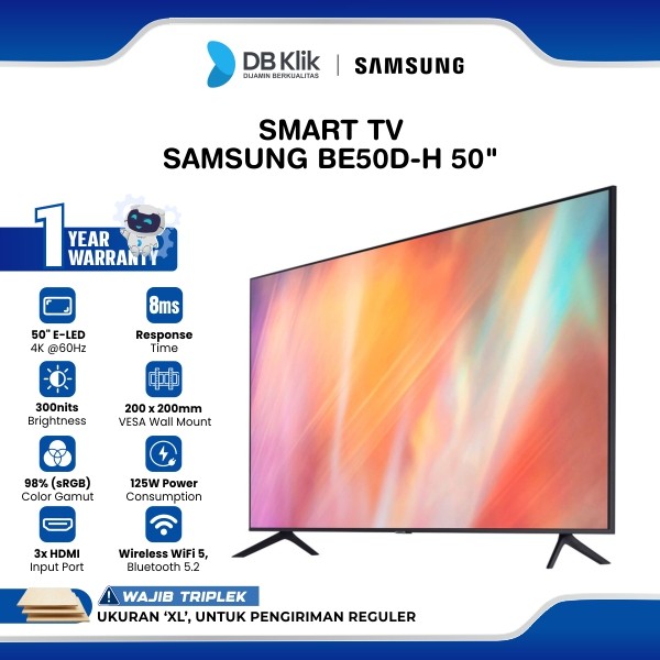 Smart TV Samsung BE50D-H 50" 4K UHD E LED BLU - Samsung BE50D H