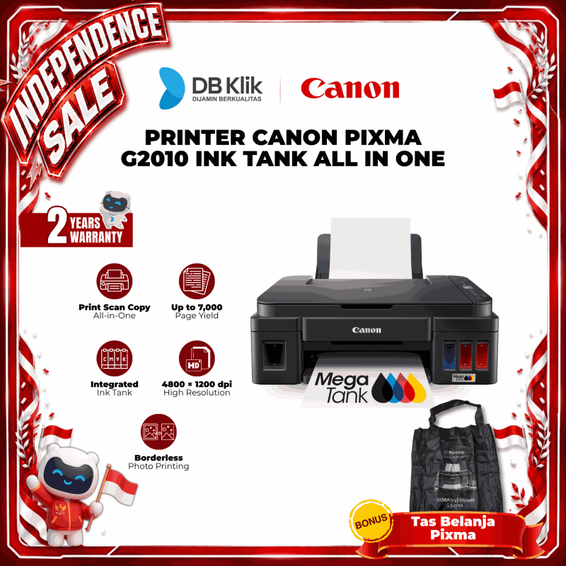 Printer Canon PIXMA G2010 Ink Tank All In One