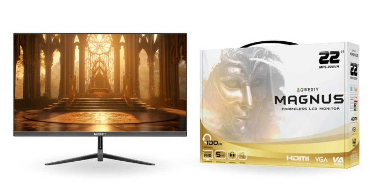 Review Qwerty Magnus: Monitor 22 Inch Multifungsi 100Hz yang Jadi Pilihan, Harga Cuma Ratusan Ribu!