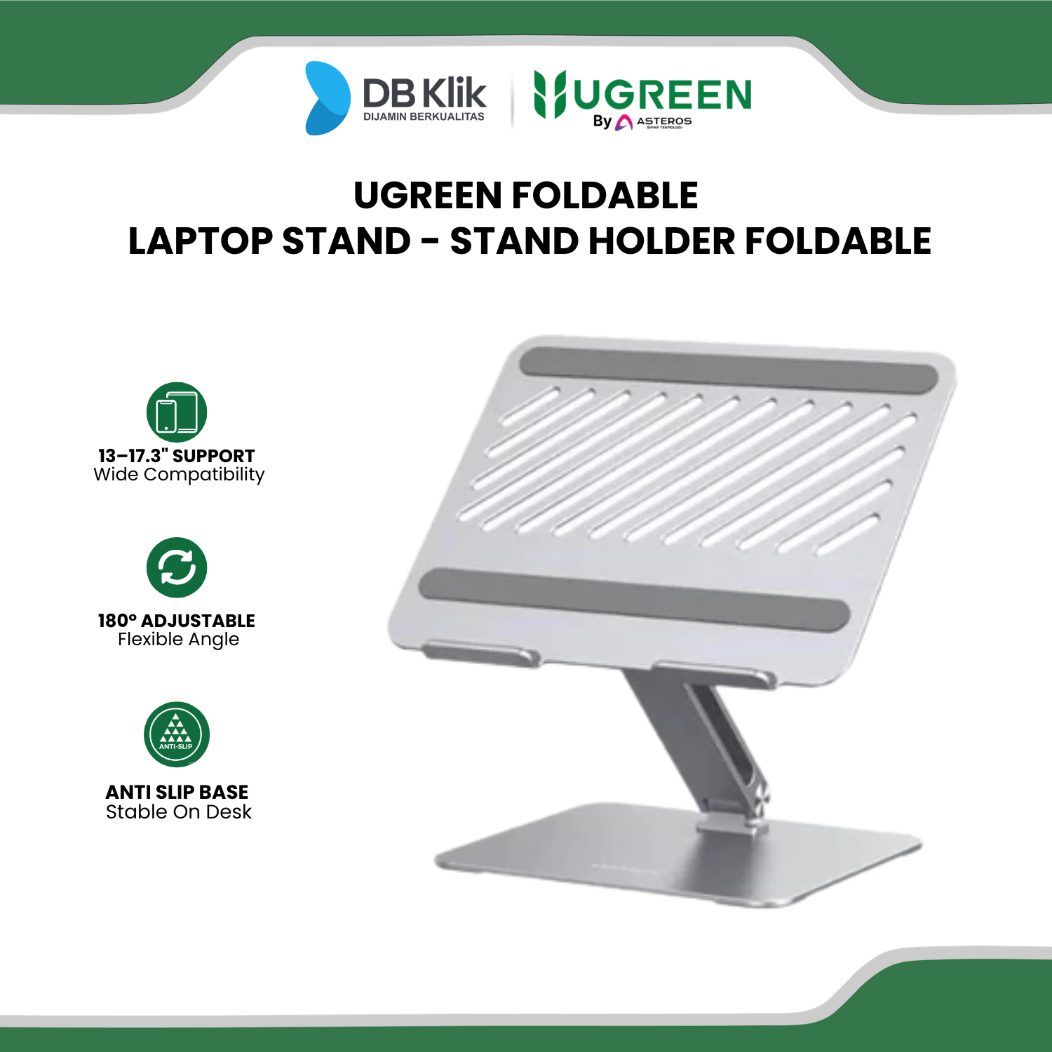 Foldable UGreen 40291 Laptop Stand - Stand Holder Foldable 40291