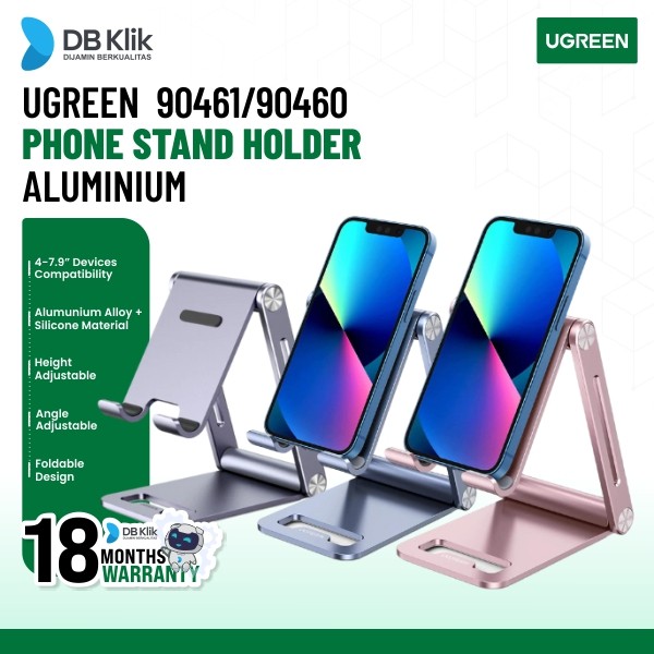 Phone Stand Holder UGreen Aluminium - Blue 90461 - Pink 90460