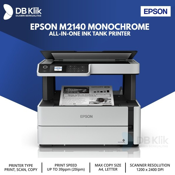 Printer EPSON M2140 Monochrome - EPSON M2140 Ink Tank Printer