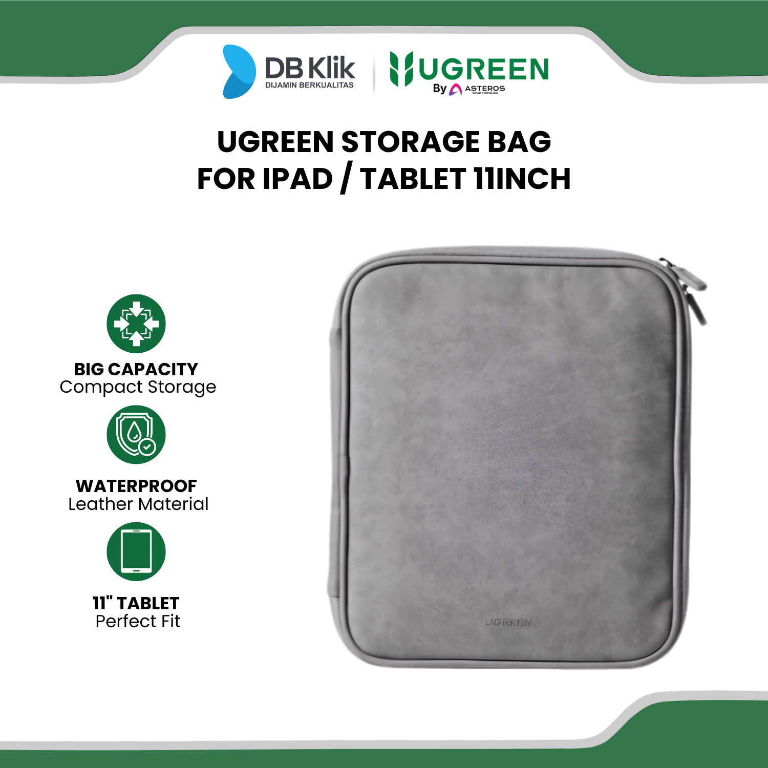 Storage Bag UGreen for iPad / Tablet 11inch - Tablet Pouch (90435)