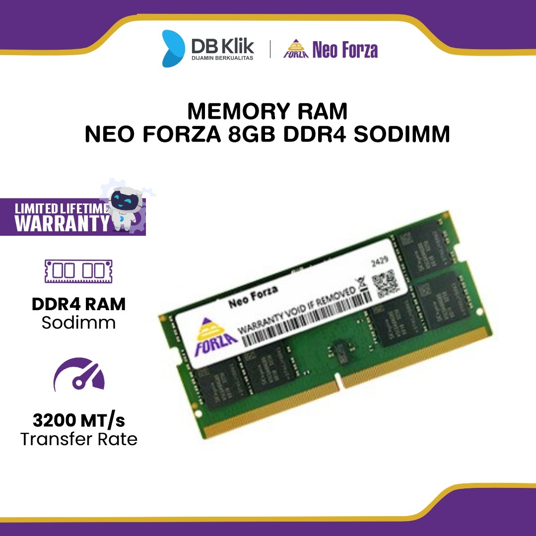 Memory RAM Neo Forza 8GB DDR4 3200MHz SODIMM