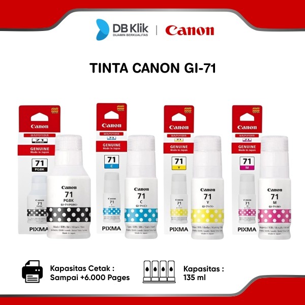 Tinta Canon Gi-71 Original - Tinta Canon