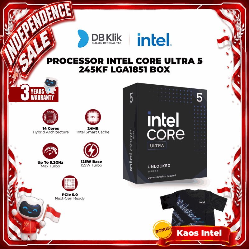 Processor INTEL Core Ultra 5 245KF LGA1851 Box