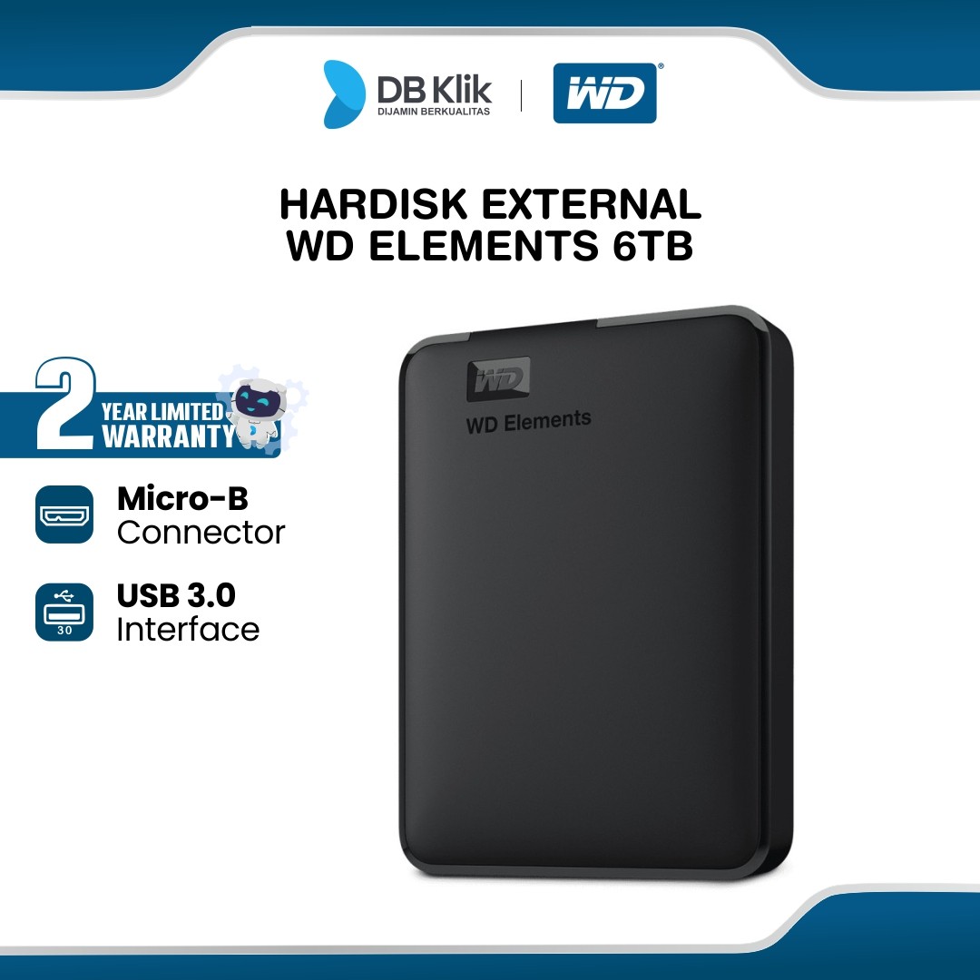 Hardisk External WD Elements 6TB