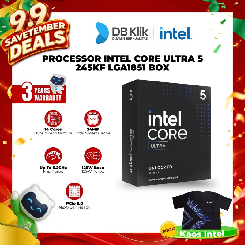 Processor INTEL Core Ultra 5 245KF LGA1851 Box