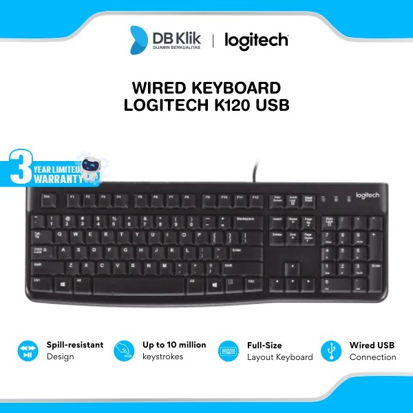 Keyboard Logitech K120 USB