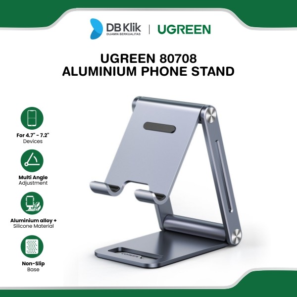 Phone Holder UGreen Aluminium Alloy with Roller - Phone Stand (80708)