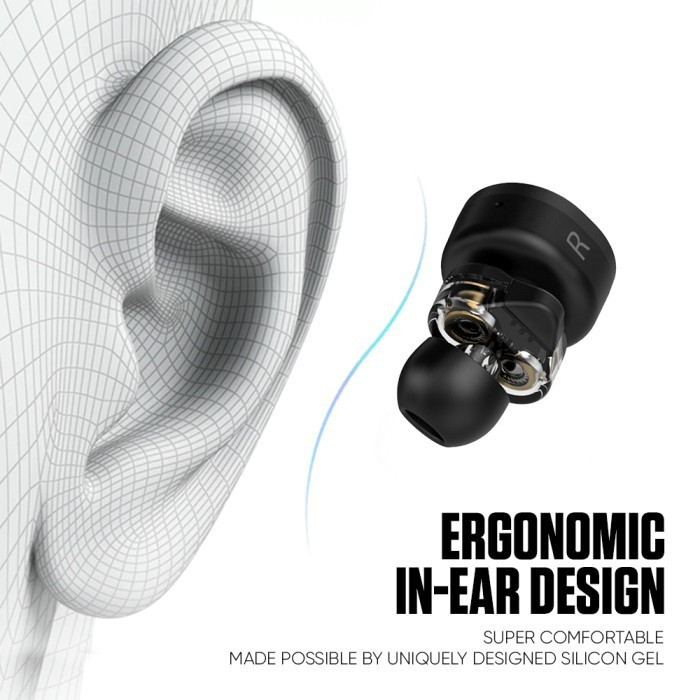 TWS SonicGear 7 Hyperbass Earpump Bluetooth 5.0 - Putih