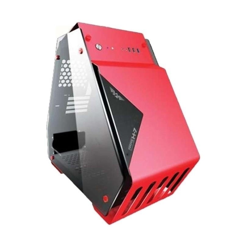 Casing Armaggeddon HAGANE H7 M-ATX - RED [Box Damage]