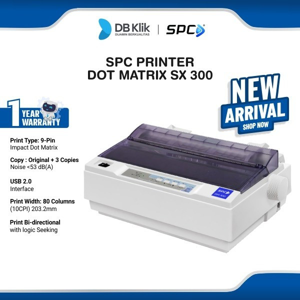 Printer SPC SX 300 Dot Matrix 9 Pin