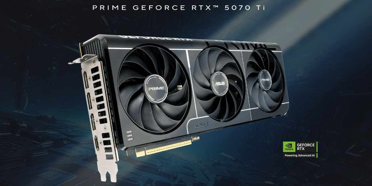 ASUS PRIME GeForce RTX 5070, VGA dengan Desain Minimalis dan Performa Maksimalis