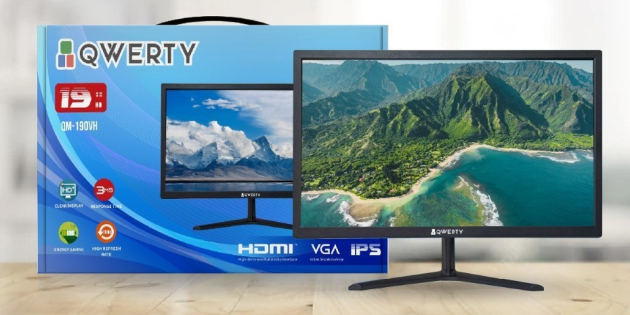 QWERTY QM-190VH, Monitor IPS dengan Kombinasi Performa dan Visual, Harga Cuma Ratusan Ribu