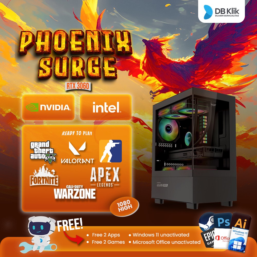 DB Phoenix Surge Essential PC - (RTX 4060)