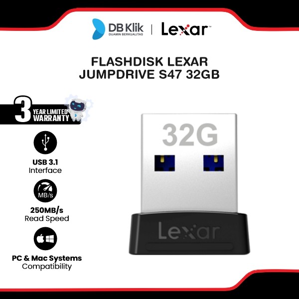 Flashdisk Lexar JumpDrive S47 32GB