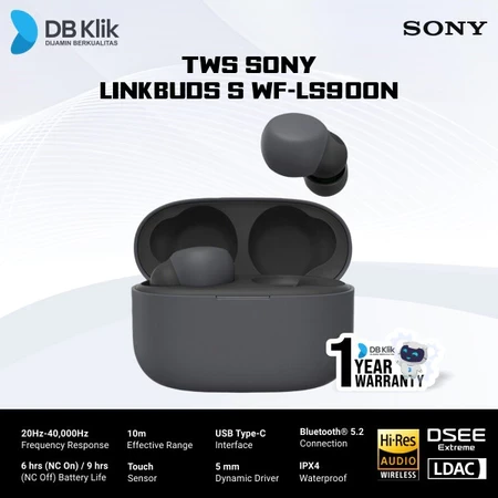 TWS Sony LINKBUDS S WF-LS900N Blue - Earphone LS 900N