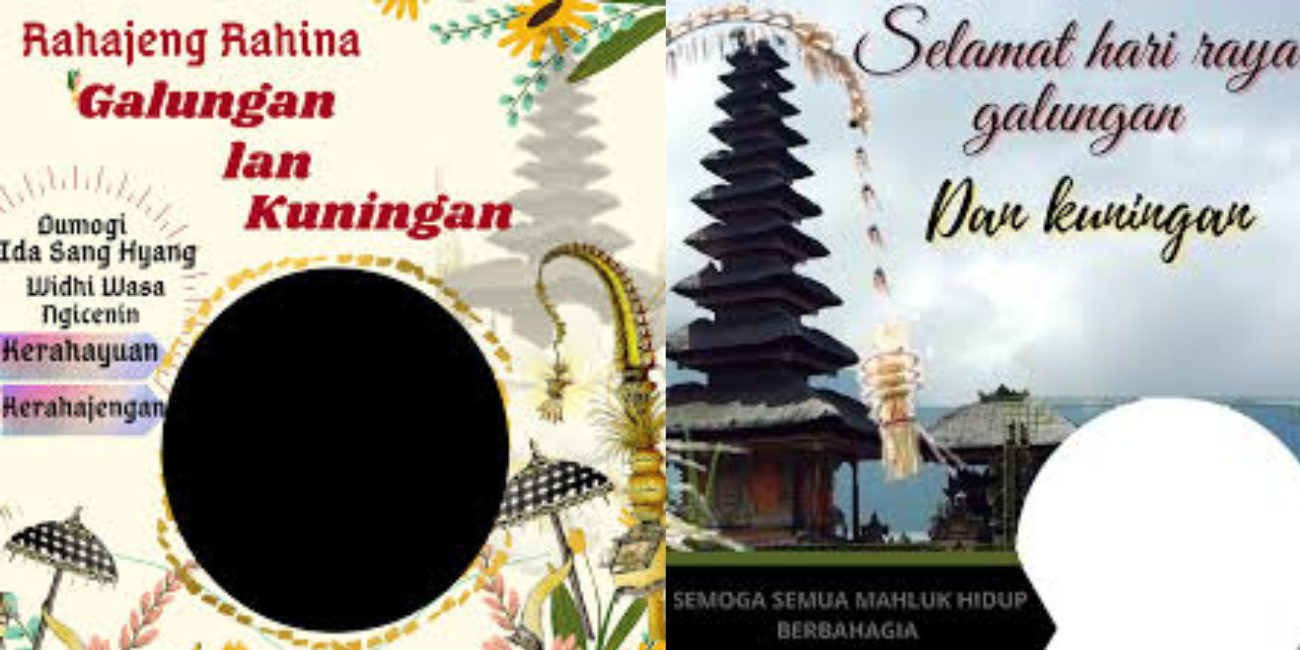 20 Link Twibbon Hari Raya Galungan dan Kuningan 2026, Pas Dibagikan di WhatsApp dan Instagram