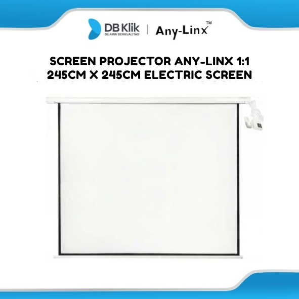 Screen Projector Any-Linx 96" 245cm x 245cm Electric Screen