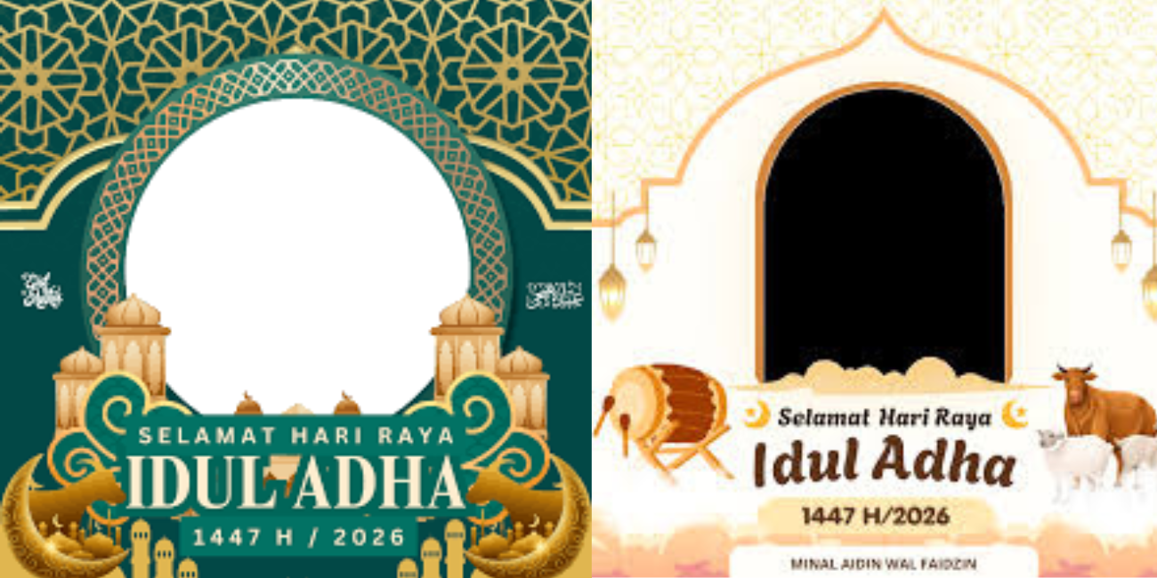 50 Link Twibbon Idul Adha 1447 H Desain Kekinian dan Islami, Siap Pasang di Foto Profil