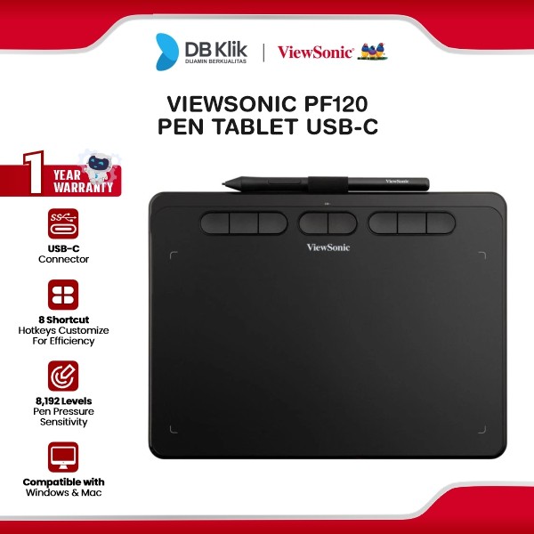 Viewsonic PF120 Pen Tablet USB-C
